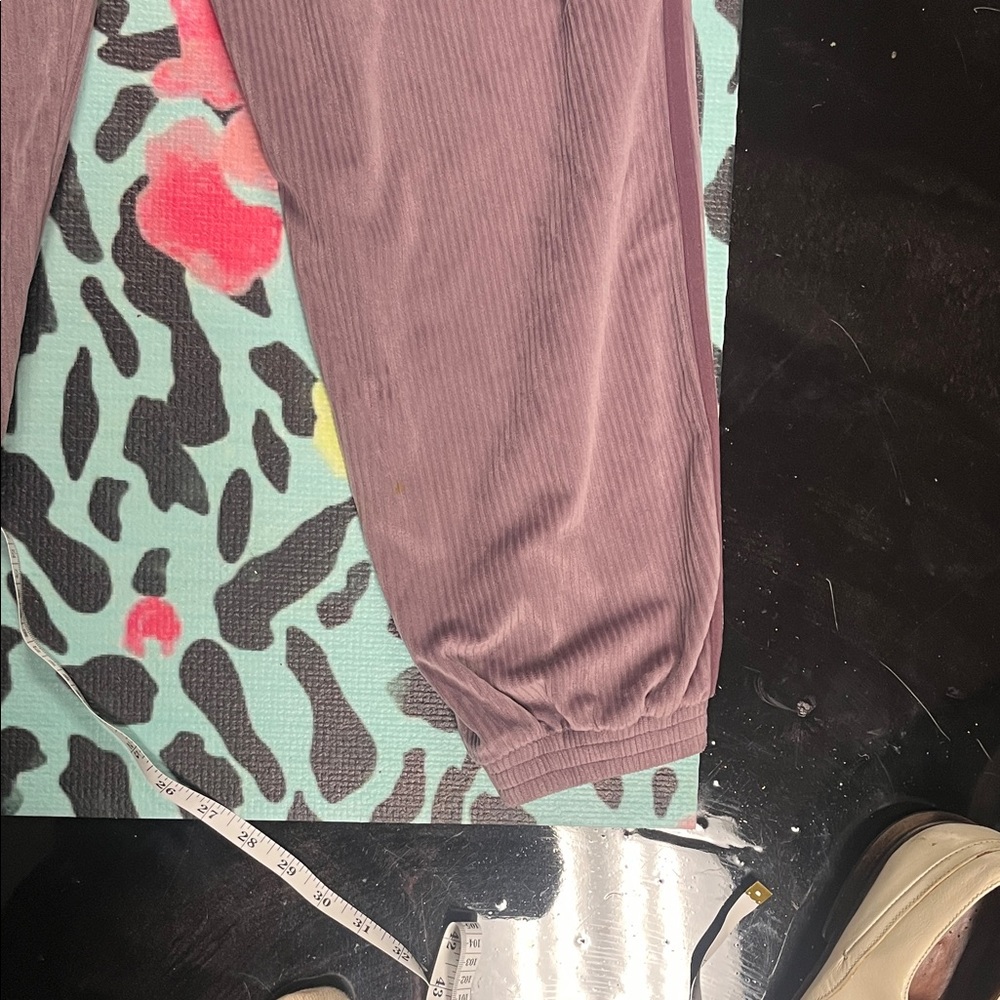 Adidas Kids Lavender Corduroy Joggers - Picture 9 of 10